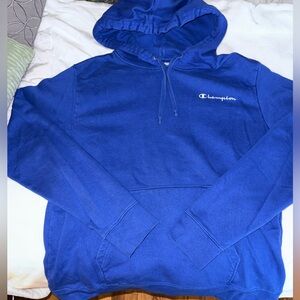 Blue champion hoodie